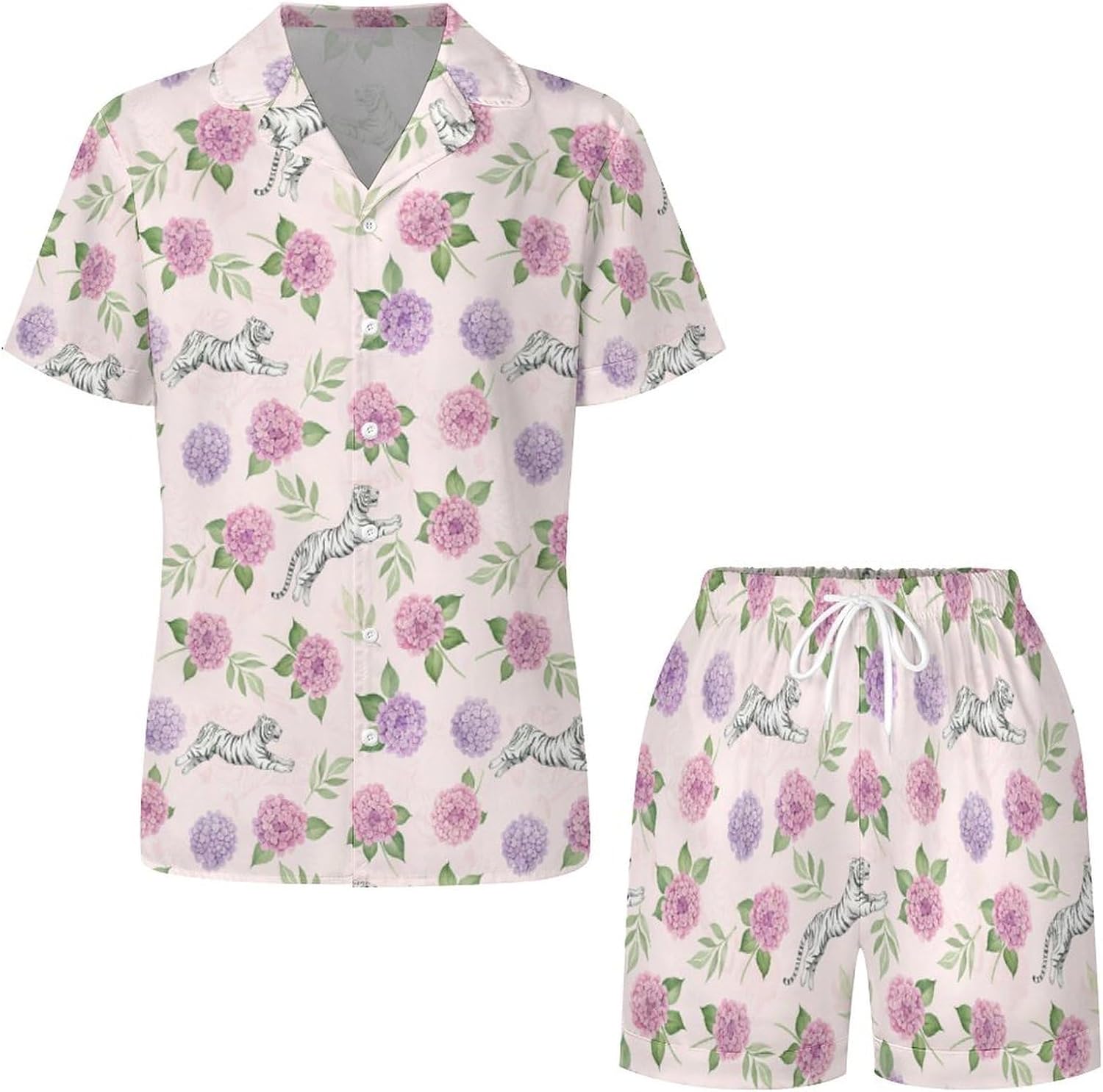 Women's Satin Pajama Set - Image 3