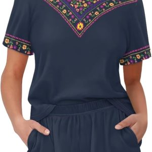 Soft Comfy Summer Sleepwear Set 2 Piece