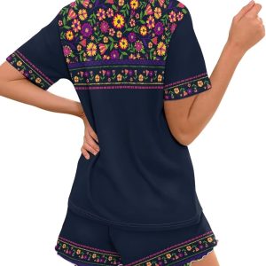 Soft Comfy Summer Sleepwear Set 2 Piece