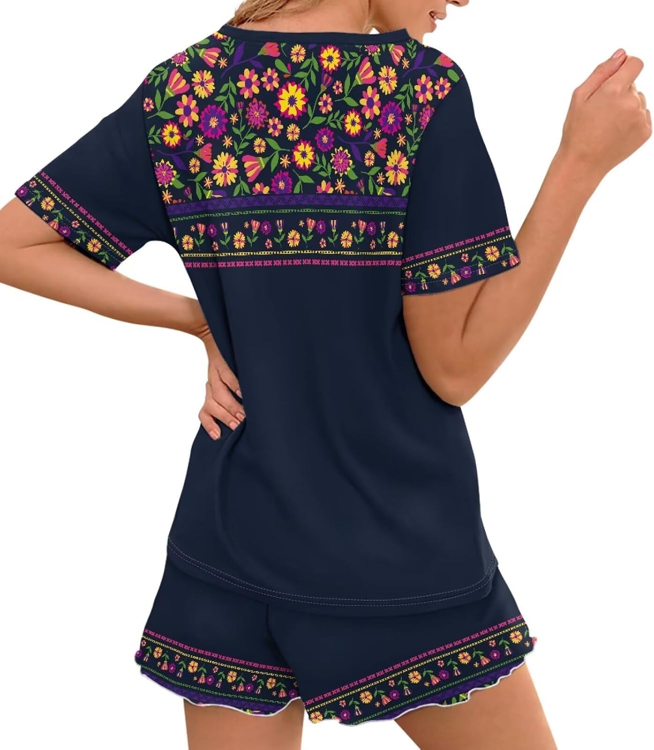 Soft Comfy Summer Sleepwear Set 2 Piece - Image 2