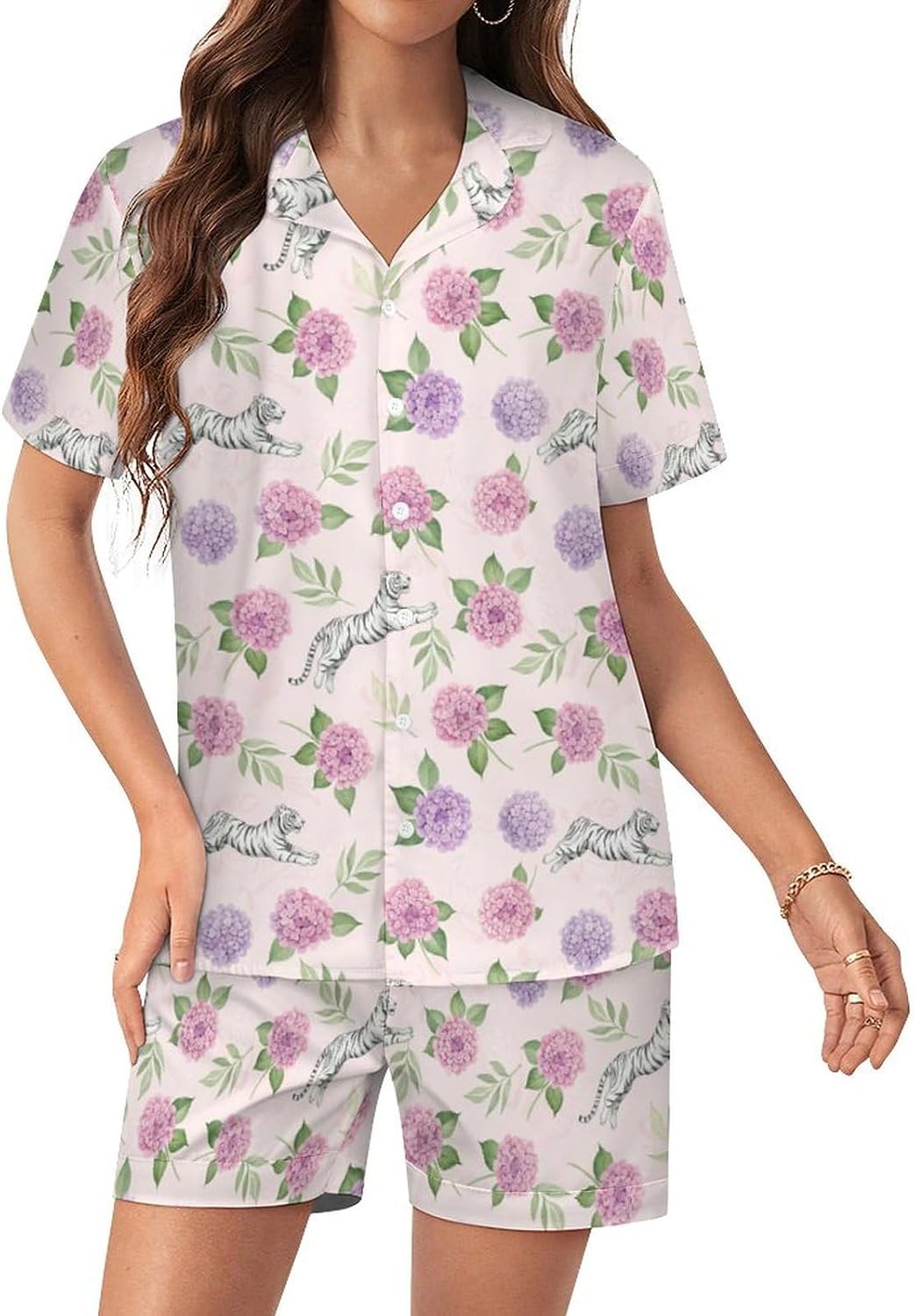 Women's Satin Pajama Set