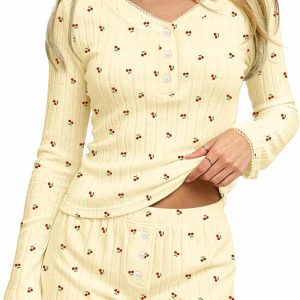 Womens Pajama Sets Cute 2 Piece