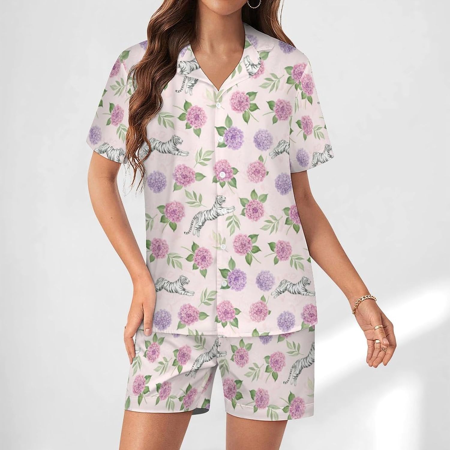 Women's Satin Pajama Set - Image 2