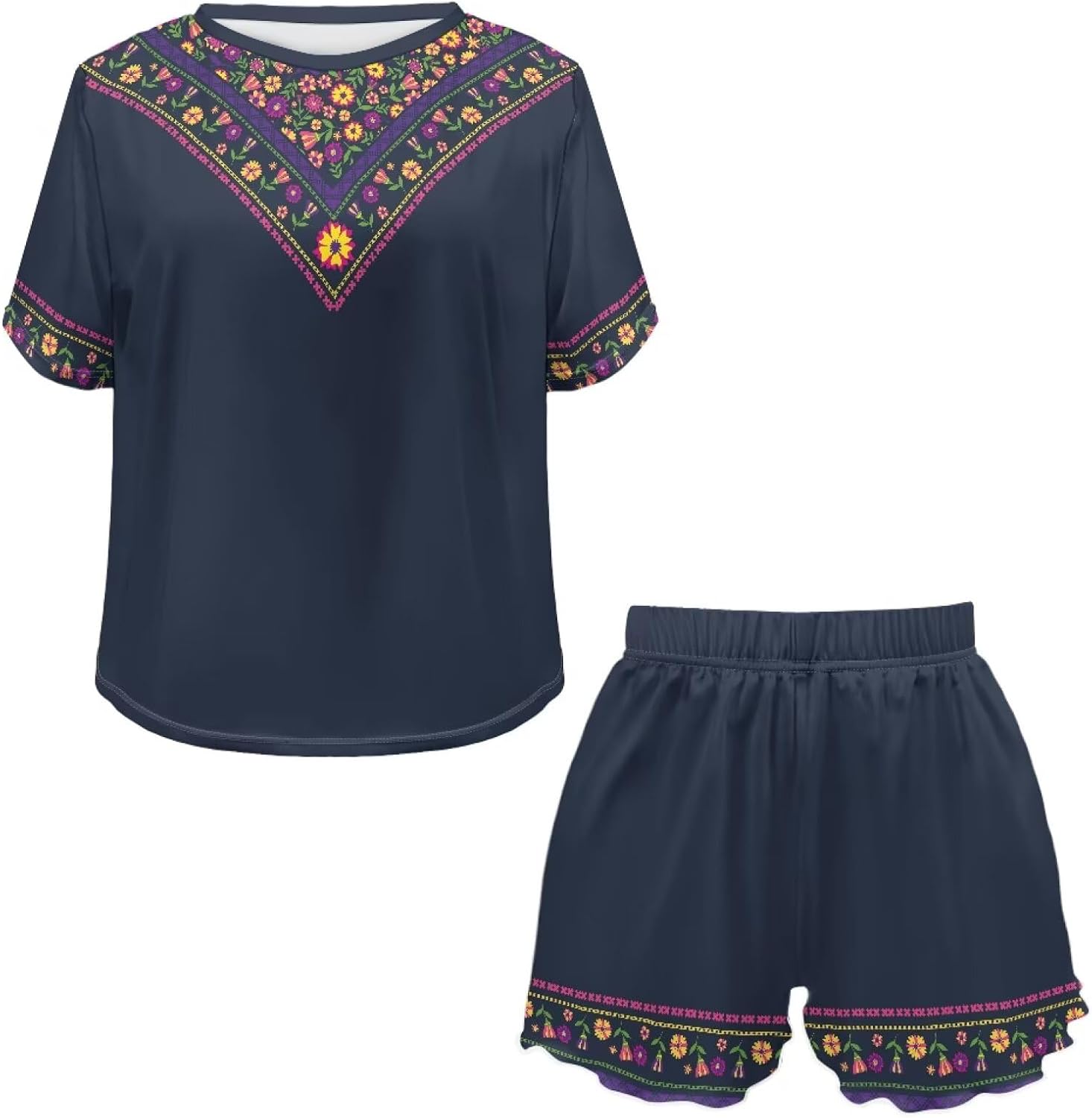 Soft Comfy Summer Sleepwear Set 2 Piece - Image 3